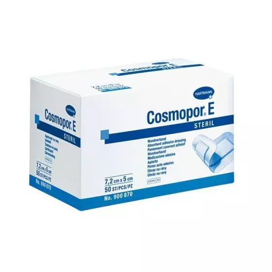 Sterile adhesive Hartmann Cosmopor E, island wound dressing