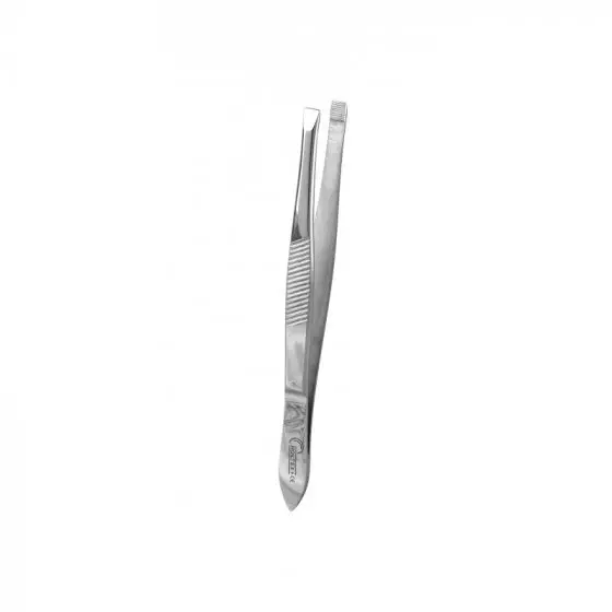 square jaw tweezers Hunter Holtex 8 cm