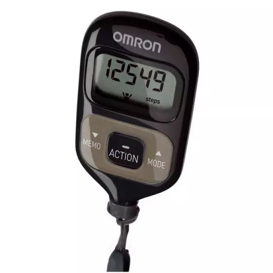 Omron HJ 203E black pedometer