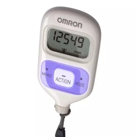 Omron HJ 203E violet pedometer