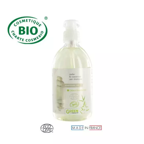 ZEN Organic Shampoo Cedar and Rosewood 500 ml Green For Health