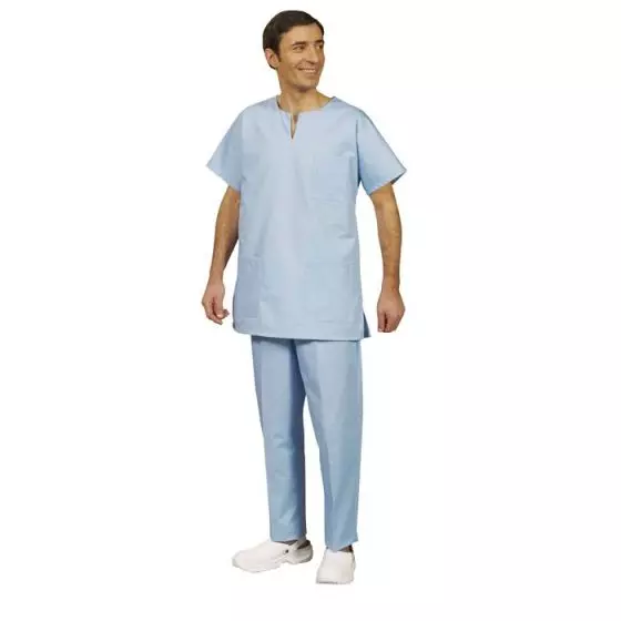 Unisex medical tunic Tadou blue Mulliez
