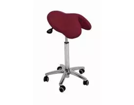 Ecopostural PONY saddle stool with chromium-plated base Ecopostural S3660