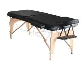  Mediprem Eco Pro Black Wooden Folding Massage Table