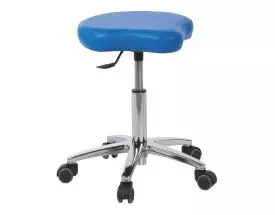 Ecopostural swivel stool with chromium-plated base Ecopostural S4640