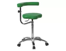 Ecopostural swivel stool with chromium-plated base Ecopostural S5643