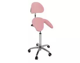 Ecopostural PONY saddle stool with chromium-plated base Ecopostural S3661