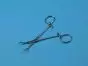 Backhauss clamp for surgical drapes , 12 cm Holtex