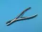 Gouge forceps, single joint, right, 20 cm, 8 mm jaw Holtex