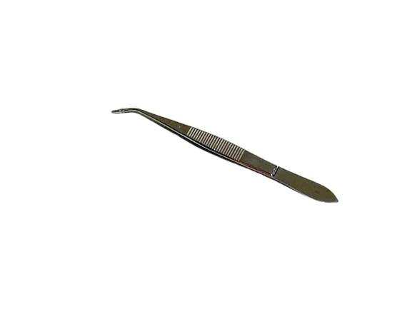 Tweezer, A / G, curved, 13 cm Holtex