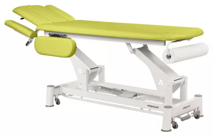 Ecopostural osteopathy electric table, with circular rail foot control C3544M48