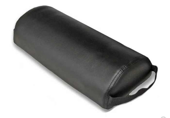 Mediprem black short half roll bolster massage cushion 